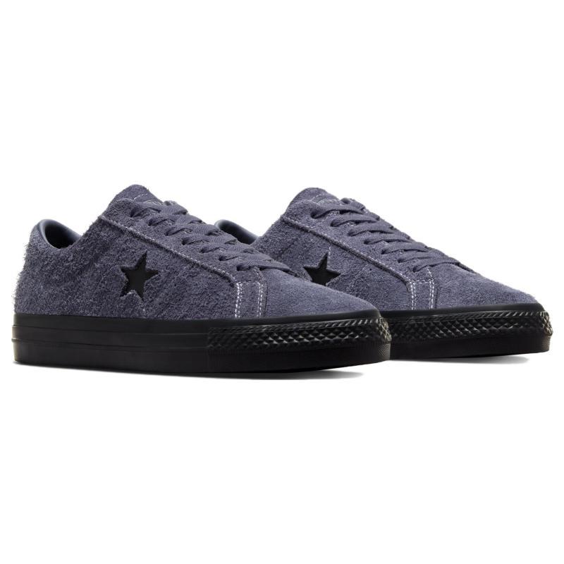 Converse Cons One Star Pro comfortable and versatile non-slip and wear-resistant low-top board shoes unisex grey-purple