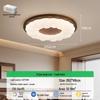 French Mid-Century Ceiling Light with American Retro and Song Dynasty Style - Eye-Friendly Lighting for Bedroom, Dining Room, or Study.