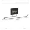 The Kitchen Wall Hanging Paper Towel Rack,Plastic Wrap , Perforation-Free Dish Cloth Stainless Steel Organizer Hooks