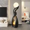 Creative Art Living Room LED Floor Lamp Next to TV Cabinet Home Decoration Sculpture Abstract Nordic Bedroom Lighting Fixtures