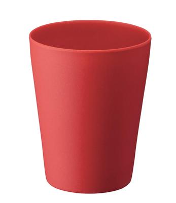 Bambusbecher, Klein, 280ml, Mattrot, TS-1407-002
