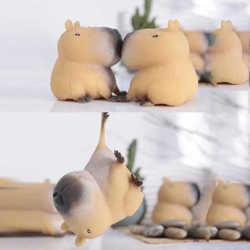 Squeeze Stress Relief Toys Capybara Fidget Toy Pop Out Toy, Sensory Toys for ADHD, Autism - Stress Toy for Birthday Gifts