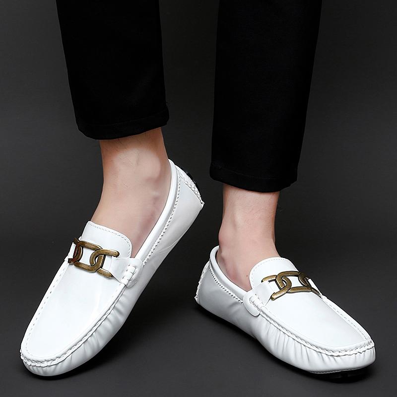 Fashion All-match Leather Men Loafers Classic Men Shoes for Wedding 2024 New Mens Slip on Casual Shoes Lightweight Men's Dress Shoes