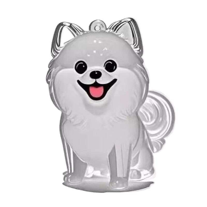 1 Piece Bag Pendant Dog Hair Storage Cute Keychain Jewelry Souvenir Collection Gift Couple Car Key Chains Decoration Accessories