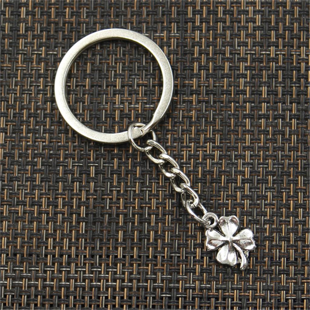 Модный брелок 17x11 мм Lucky Irish четырехлистный клевер подвески DIY мужские ювелирные — фото 4