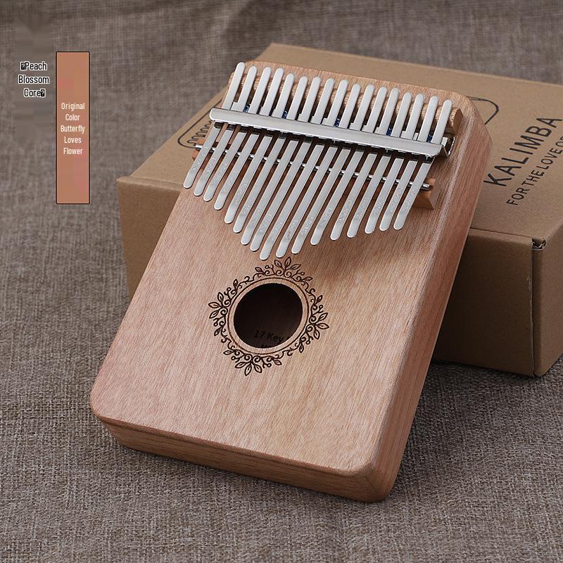 17-Key Beginner Kalimba Thumb Piano - Portable Musical Instrument