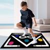 Basketball Footwork Training Mat Non-Slip Low Noise Basketball Training System Mat Agility Footstep Training Mat for Dribbling Training At Home