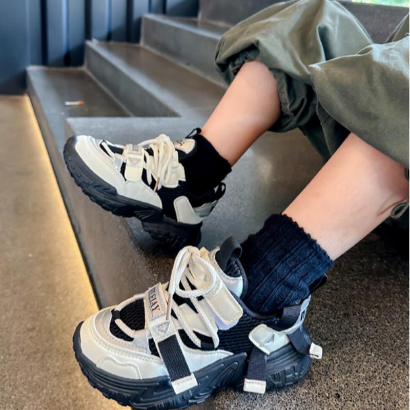 Boys and Girls Mesh Breathable Comfortable Soft Bottom and Wear Resistance Sports Shoes