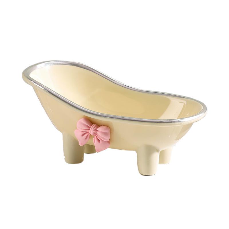 Luxury Electroplated Soap Dish with Drainage - Punch-Free Wall-Mounted Holder