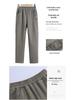 Plus Size Fleece-Lined Warm Pants Suit for Middle-Aged & Elderly Women - Autumn & Winter