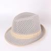 Men's & Women's Straw Breathable Jazz Hat Mesh Summer Sun Hat