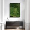 İskandinav tarzı yeşil orman posteri ve baskı Vintage tuval boyama doğal duvar sanat resmi oturma odası ev dekorasyon için hediye