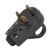 30A RV Plug Male Replacement Heavy Duty 3 Prong Electrical Connector with Handle