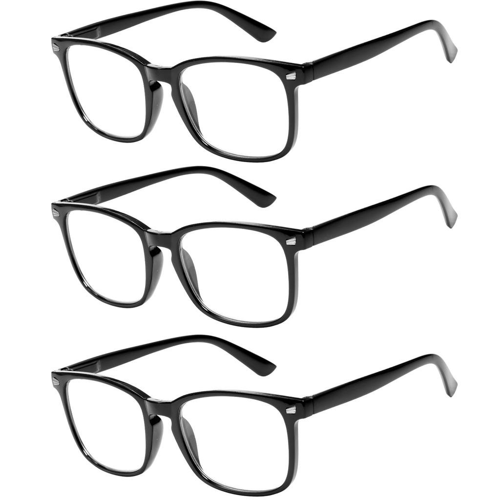 1/2/3pcs VOPHA Autofocus Reading Glasses for Men & Women - Multifocal Blue Light Blocking Readers Resin Frame