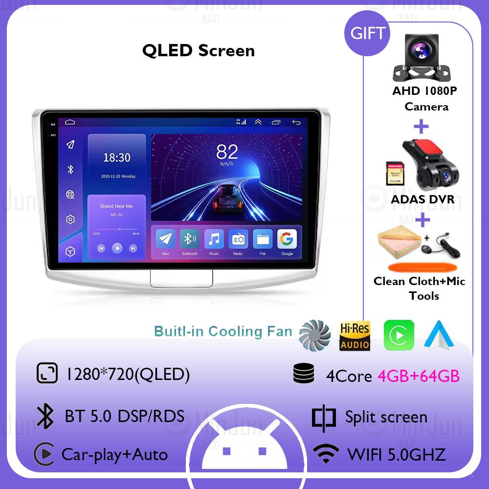 Android 14 Multimedia Player For Volkswagen VW Passat B6 B7 CC 2007-2015 Wireless Carplay Radio Android Auto Car Radio No 2 Din