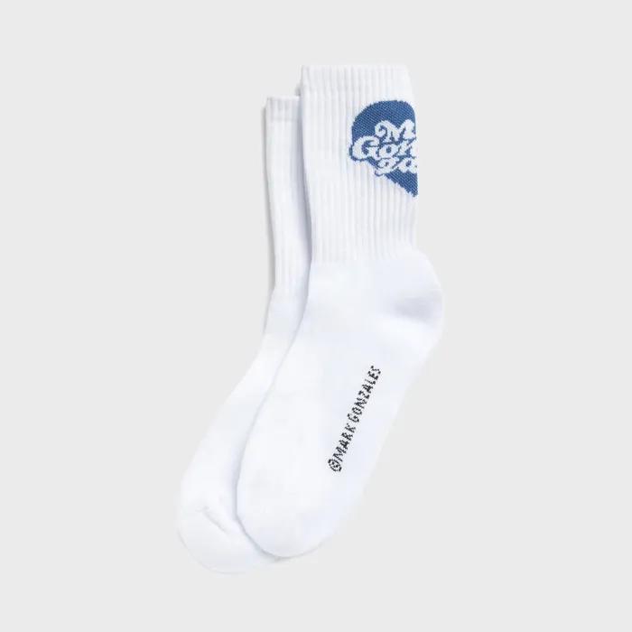 Heart Collection Graphic Socks - WHITE