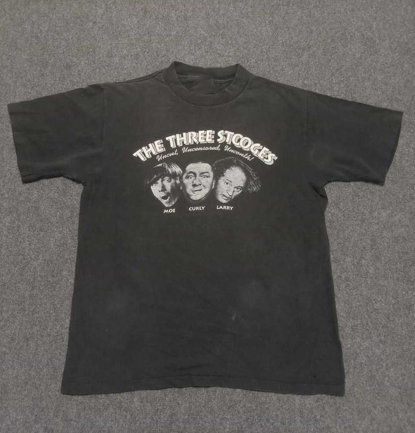 Vintage The Three Stooges American Cotton Unisex T-Shirt S To 5XL 8D1009 Unisex T-Shirt XXXXL