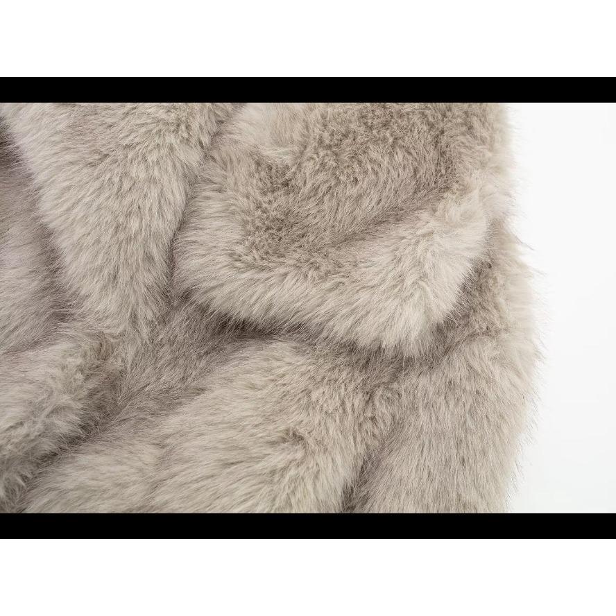 Women's Winter Fashion Artificial Fur Coat - European & American Style D69352