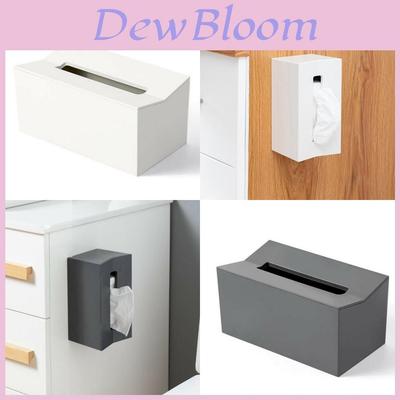 Creative Wall-mounted Kitchen Tissue Box With No Drilling Plastic Material Nordic Style