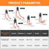 12 Parts Wall Hooks Set Heavy Load Garage Hooks Wall Mounted storage Shaken Steel tools Holder with Cable Holder for Garage workshop garden Shed