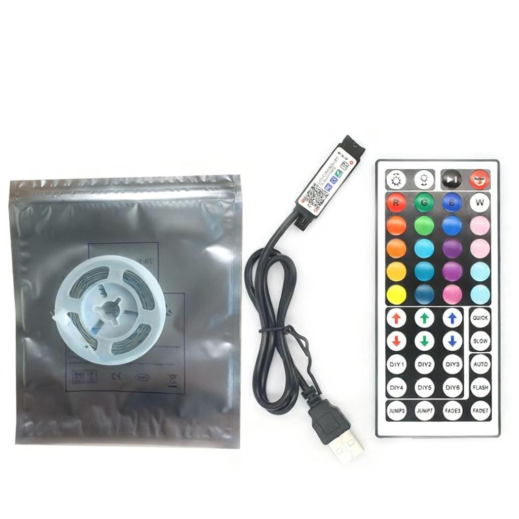 5V RGB Colorful USB TV Backlight - Self-Adhesive LED Light Strip for Atmosphere