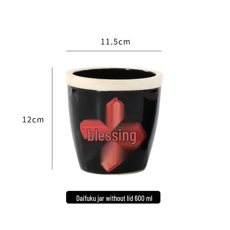 Lilang Ceramic Water Vat Style Seasoning Jars