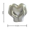 Heart Hand Gesture Statues Sculptures Luxury Resin Desktop Ornament Love Finger Modern Hand Gesture Sculpture Home Shelf Desktop
