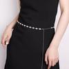 French Pearl Waist Chain For Women Metal Chain Belt Elegant Fashion Accessory Gift For Young Adults