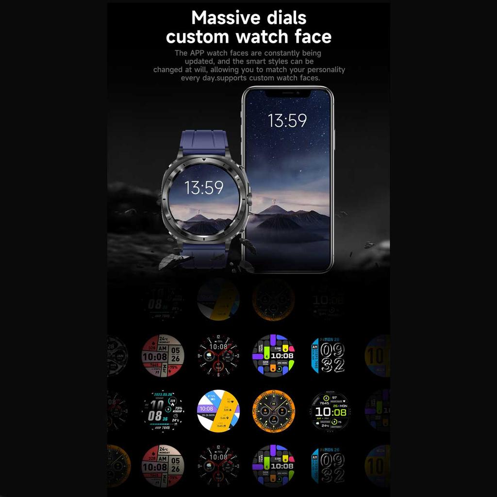 2025 Fashion New Expert Level Health Smart Watch Men ECG+PPG Laser Monitor Uric Acid Blood Fat Blood Pressure NFC HD Call Watch