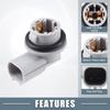 A ABSOPRO Bulb Socket Light Socket Lamp Socket Car Socket Socket Socket Holder Side