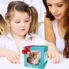 Interactive Robotic Plush Cat Toy With Intelligence Sensor And Traction Rope For Baby Craw Learning Lovely Comfort Toy