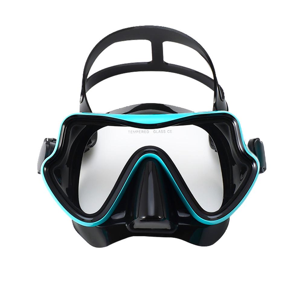 Cross-Border Anti-Fog Diving Goggles: Large Frame, Full Dry Silicone Snorkeling Mask for Adults