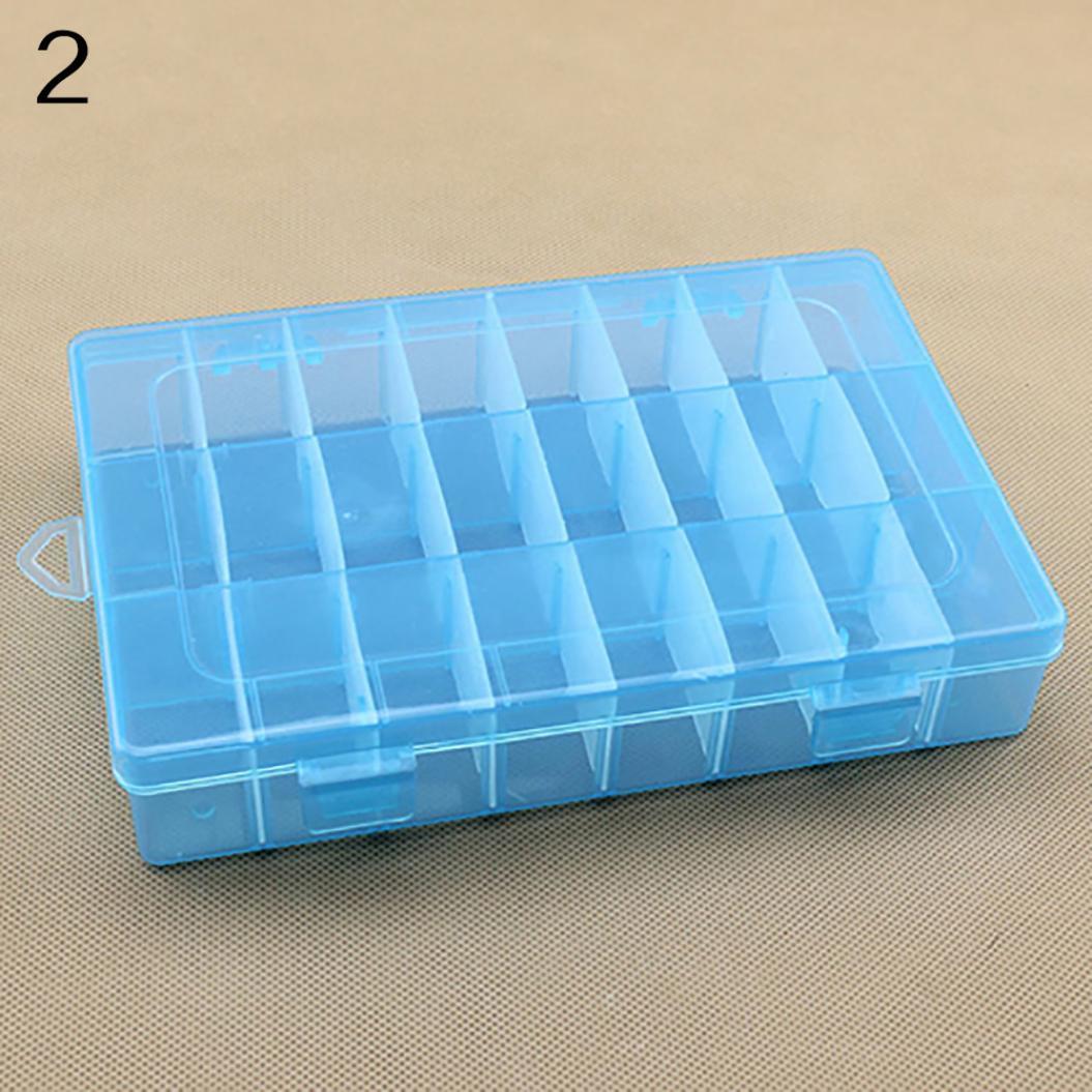 

Органайзер с 24 отделениями для хранения швейных принадлежностей и других мелочей