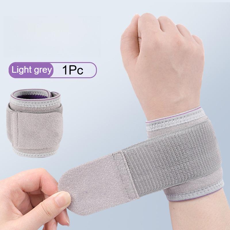 

Sports Wrist Braces for Men and Women: Fitness Protective Gear for Wrist Sprains 1Pc світло-сірого кольору