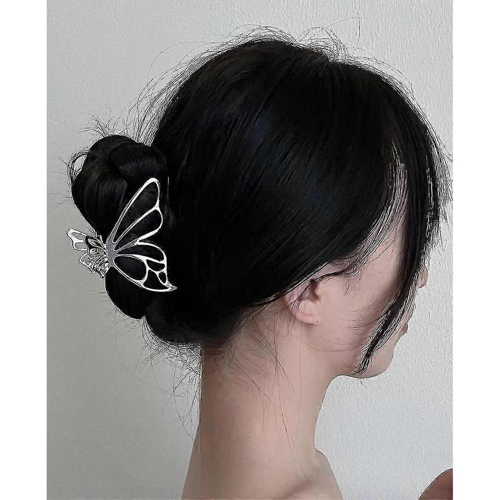 Large Metal Hair Claw Clips, Butterfly Lady Thick Hair Barrette, Non-slip Botao