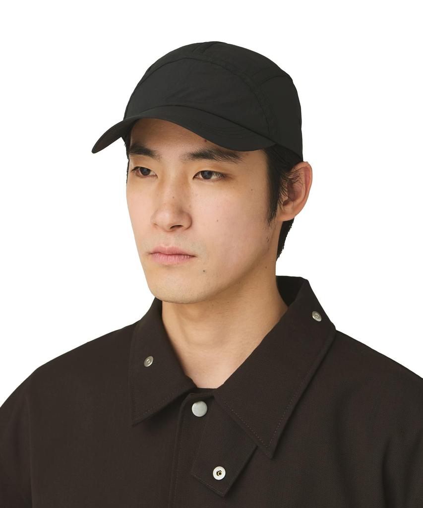 Snow Peak Nylon Tussah Cap Headwear Cap Hat for Men and Black One AC-25AU002 Women,