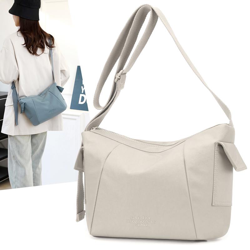 Hoge Kwaliteit Stof Dames Schoudertas Mode Dames Meerdere Vakken Messenger Bag Casual Meisjes Boodschappentas
