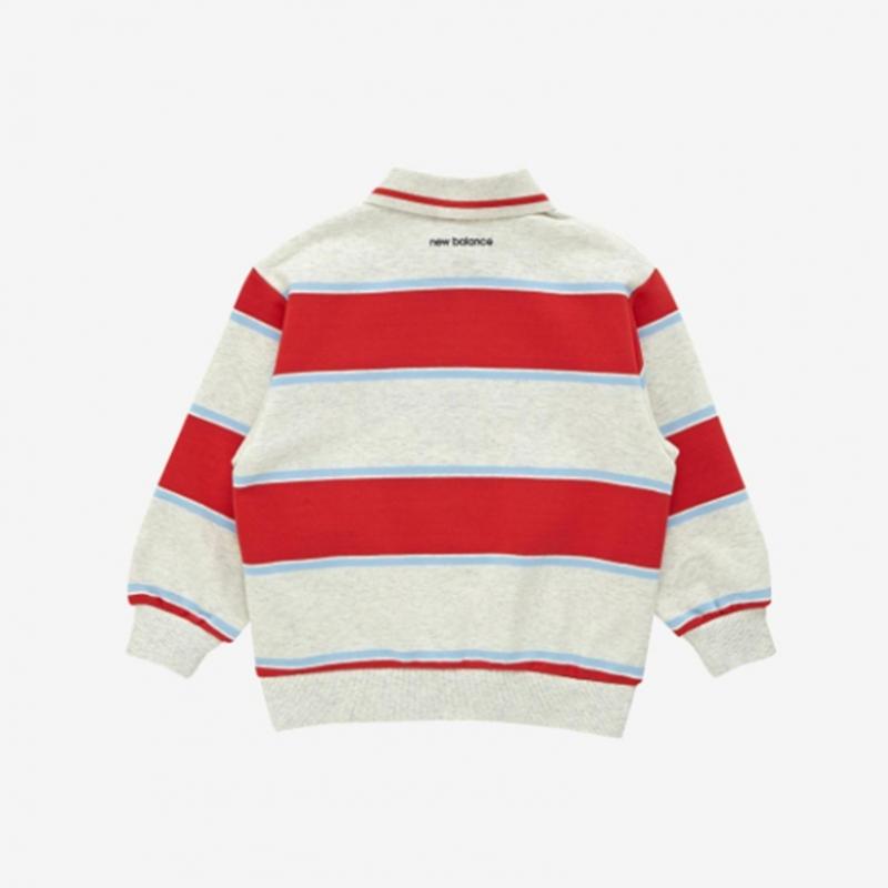 New Balance Kids Border Stripe Sweatshirt Top B1 Nk9cf1104u 19 20