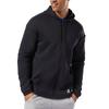 Reebok Jednobarevná fleecová mikina s kapucí na zip pro muže černá EC0900