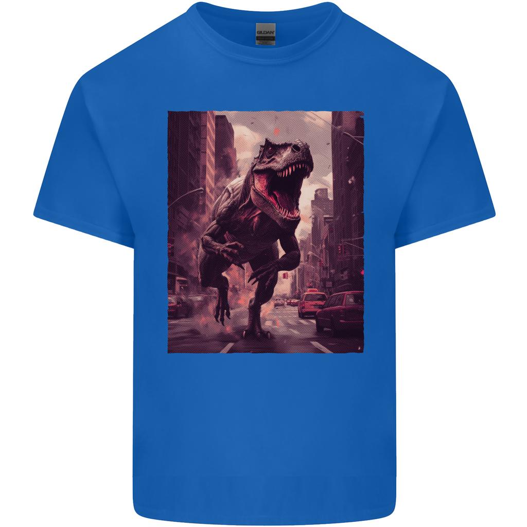 TRex Rampage Dinosaur Unisexs Light Cotton TShirt
