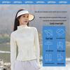 Women's Stylish UV Protection Slim Jacket - Lightweight Summer Cardigan for Yoga with Stand Collar