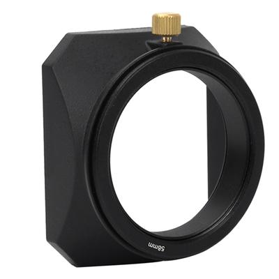 Quadratische Gegenlichtblende Zubehör für spiegellose Kameras Digitale Videokamera Objektivfilter(58mm)