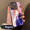 Angel Mahiru Shina Phone Case for iPhone 17 16 15 14 13 12 11 Air Pro Max Plus Colorful Silver MagSafe Cover
