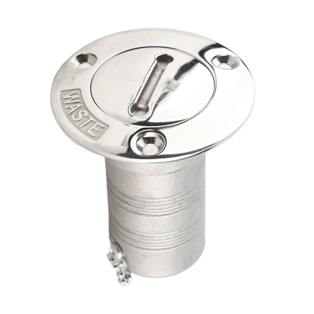 316 Stainless Steel Fuel Tank Filler Lockable Deck Filler Marine Deck Fill  Deck Installation