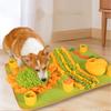 Pet Activity Pad: Energy-boosting Sniffing Mat for Dogs & Cats with Hidden Treats, Food Dispenser, and Toys
