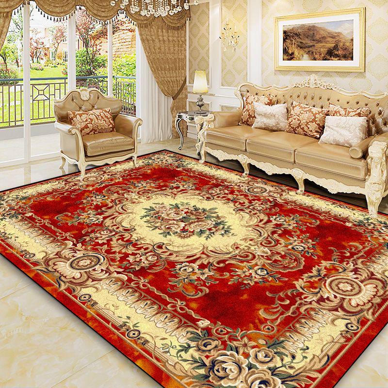 Evropské luxusní koberce pro obývací pokoj 200x300 cm Měkké koberce Dekorace ložnice Domácí šatna Plyšová protiskluzová podložka na podlahu Přizpůsobitelné