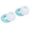 2 Pair Silicone Earplugs for Sleeping Noise Cancelling Washable Noise Reducing Ear Plugs with Ear Tips Storage Box Green
