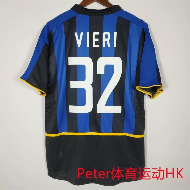 Vintage Jersey Nostalgic Football Jersey Inter Juventus Club Jersey Zidane Pierre Ronaldo Jersey