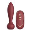 Vibrateur - Dream Toys - Romance Romy - Rouge bordeaux - Accents dorés - Stimulation intense