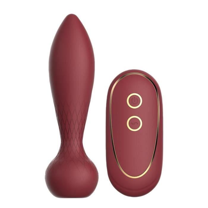 Vibrateur - Dream Toys - Romance Romy - Rouge bordeaux - Accents dorés - Stimulation intense